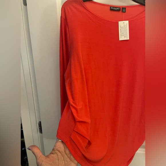 Effortless Style By Citiknit QVC Ruched 2PC Skirt and Asymmetrical Top. NWT - Picture 3 of 11